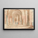 Salle antique au Louvre à Paris - Johann Nepomuk Ender — framed artwork on a wall