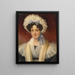 Dame au bonnet de dentelle - Johann Nepomuk Ender — framed artwork on a wall