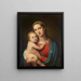 Virgin and Child - Johann Nepomuk Ender — framed artwork on a wall
