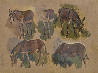 Five Mules - Johann Nepomuk Rauch — artwork view