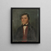 Portrait of Jakob Whrle, official actuary of Hornberg - Johann Nepomuk Ummenhofer — framed artwork on a wall