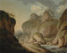 Rocky landscape with river - Johann Nepomuk Wocher — artwork view