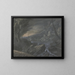 Mountain landscape with castles - Johann Nikolaus Gassner — framed artwork on a wall