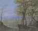 Summer landscape painting with a view through a beech forest - Johann Nikolaus Gassner — artwork view