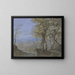 Summer landscape painting with a view through a beech forest - Johann Nikolaus Gassner — framed artwork on a wall