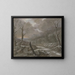 Landscape with Watercourse - Johann Nikolaus Gassner — framed artwork on a wall