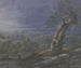 Landscape painting with rainbow - Johann Nikolaus Gassner — artwork view