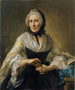 Portrait of an Unknown Lady with a Box of Golden Chocolates - Johann Nikolaus Grooth — artwork view