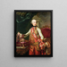 Portrait of Emperor Joseph II - Johann Nikolaus Grooth — framed artwork on a wall
