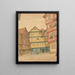 Cassel Fuldagasse - Johann Peter Foerster — framed artwork on a wall
