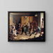 Studio Scene - Johann Peter Hasenclever — framed artwork on a wall
