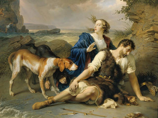Arindal and Daura - Johann Peter Krafft — artwork view