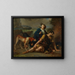 Arindal and Daura - Johann Peter Krafft — framed artwork on a wall