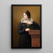 Portrait of Florentina Troclet-Fautz - Johann Peter Krafft — framed artwork on a wall
