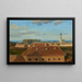 View of the Schänzel towards the Augarten - Johann Peter Krafft — framed artwork on a wall