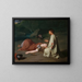 The Baptism of Chlorinda - Johann Peter Krafft — framed artwork on a wall