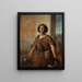 David with the Head of Goliath - Johann Peter Krafft — framed artwork on a wall