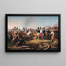 Victory Declaration Painting after the Battle of Leipzig on October 18, 1813 - Johann Peter Krafft — framed artwork on a wall