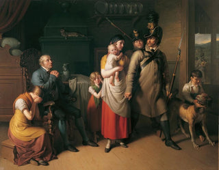 The Return of the Landwehrmann - Johann Peter Krafft — artwork view
