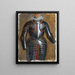 Armor three-quarters - Johann Peter Krafft — framed artwork on a wall