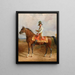 L'archiduc Carl à cheval - Johann Peter Krafft — framed artwork on a wall