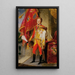 Ignace Comte Gyulay von Naros-Nemeth and Nadaska in Hungarian uniform - Johann Peter Krafft — framed artwork on a wall