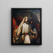 Judith with the Head of Holofernes - Johann Peter Krafft — framed artwork on a wall