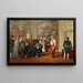 L'Empereur François Ier grants a general audience - Johann Peter Krafft — framed artwork on a wall