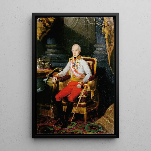 L'Empereur François Ier d'Autriche - Johann Peter Krafft — framed artwork on a wall