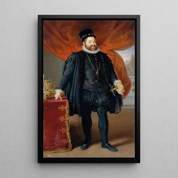 L'Empereur Rodolphe II - Johann Peter Krafft — framed artwork on a wall