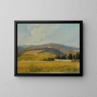 Landscape near Baden - Johann Peter Krafft — framed artwork on a wall