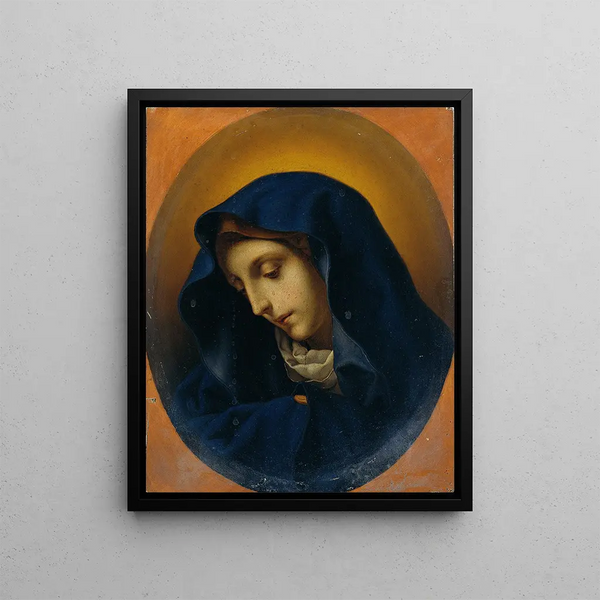 Madonna - Johann Peter Krafft — framed artwork on a wall