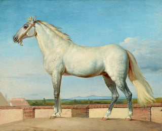 Mousse devant un mur bas - Johann Peter Krafft — artwork view
