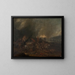 Battle Scene - Johann Philip Lemke — framed artwork on a wall