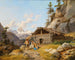 In the mountain pastures - Johann Philipp Heinel — artwork view