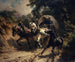 Carrosse de messager dans un chemin creux - Johann Rudolf Koller — artwork view
