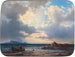 A fishing boat on the shore with seagulls - Johann Rudolf Rapp — artwork view
