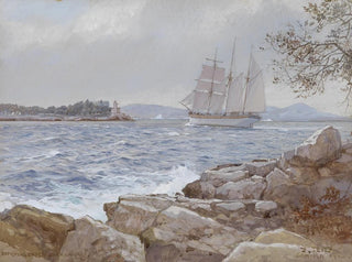 Bateaux à voiles croisés - Johann Seitz — artwork view