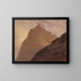 Light of the Sun Through the Rain - Johann Siegwald Dahl — framed artwork on a wall