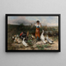 The Little Goose Keeper - Johann Till — framed artwork on a wall