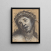 Head of Christ - Johann Ulrich Mayr — framed artwork on a wall