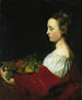 a woman holding a basket of fruits - Johann Ulrich Mayr — artwork view