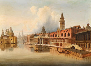 A Venetian Scene - Johann Wilhelm Jankowsky — artwork view