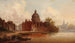 Church with dome in Amsterdam - Johann Wilhelm Jankowsky — artwork view
