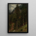Reproduction of the painting Slope in the Pine Forest - Johann Wilhelm Schirmer