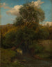 At the edge of the stream - Johann Wilhelm Schirmer — artwork view
