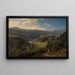 La vallée de Geroldsau près de Baden-Baden - Johann Wilhelm Schirmer — framed artwork on a wall