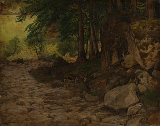Path of the mountain in Switzerland - Johann Wilhelm Schirmer — artwork view