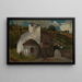 Chapel in an Alpine Village - Johann Wilhelm Schirmer — framed artwork on a wall