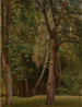 Forest of Deciduous Trees with Chestnuts and Birches - Johann Wilhelm Schirmer — artwork view